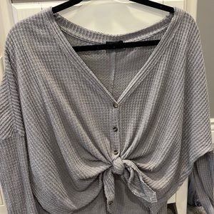 Urban Outfitters Out From Under Grey Top